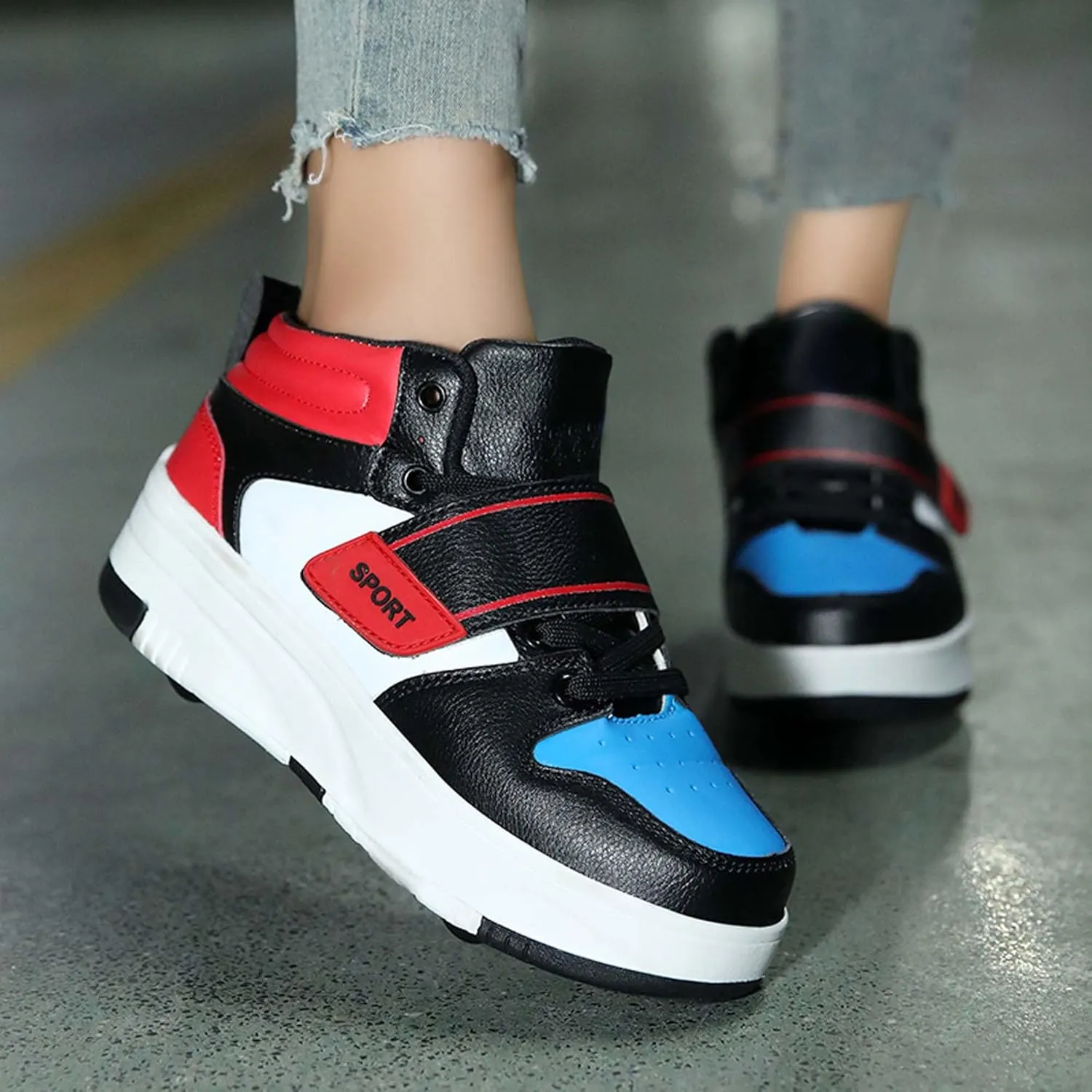 Unisex Children's Casual Sneakers Boys Girls School Uniform Shoes Lightweight Comfortable Outdoor Walking Athletic Running Kids Shoes