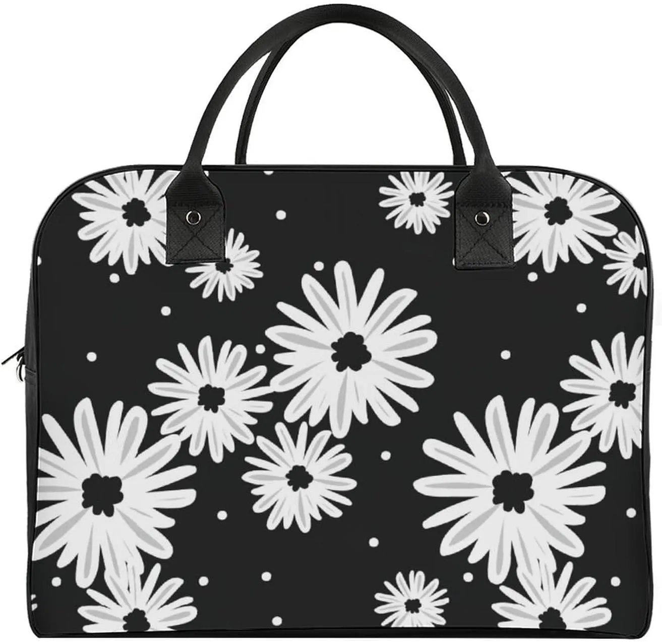 Unisex Crossbody Nylon Colorful Butterfly Elegant Handbag for Traveling 13" X 19" X 8"