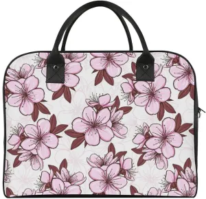 Unisex High-capacity Nylon Vine Flower Office Handbag for Business Trip 13" X 19" X 8"