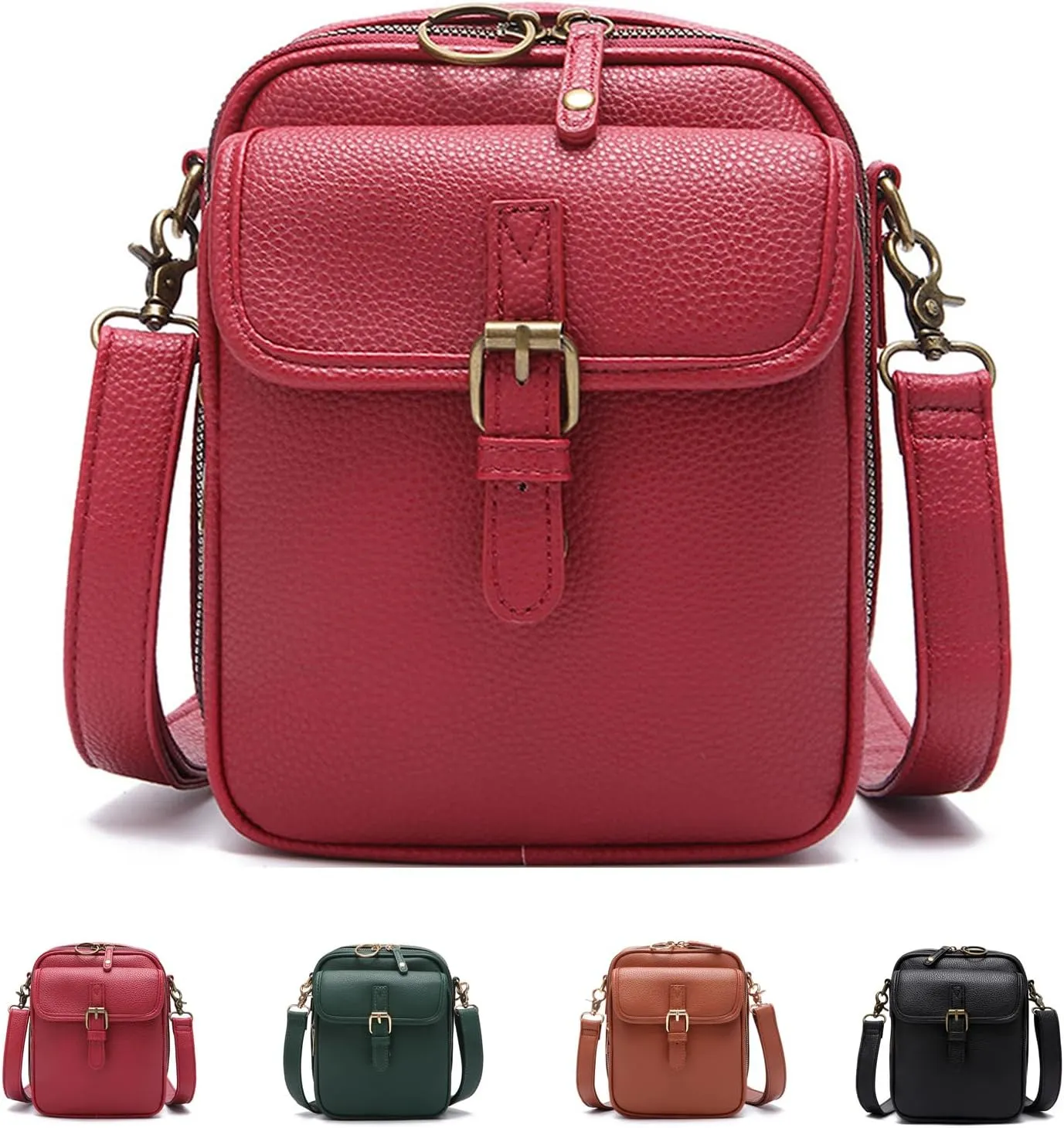 Urvashi Tojoyride Crossbody Bag, Vintage Large Purse With Compartments, Capacity Mini Messenger Bag Women Men