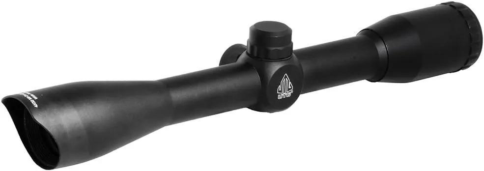 UTG 4X32 1" Hunter Scope, Mil-dot, Airgun Rings, Adj@35 Yds , Black