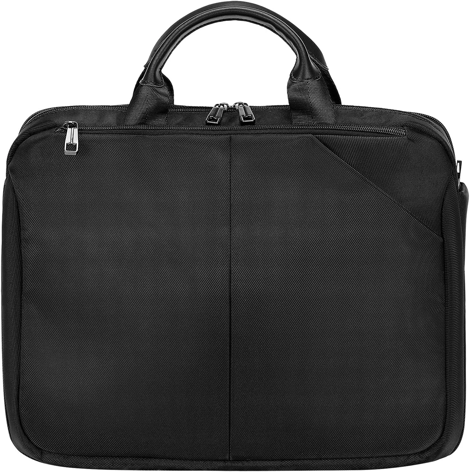uxcell 15.6 Inches 360° Protective Laptop Bag, Water-Resistant Laptop Briefcase, Black