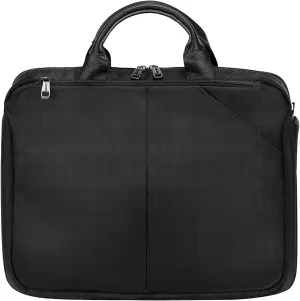 uxcell 15.6 Inches 360° Protective Laptop Bag, Water-Resistant Laptop Briefcase, Black