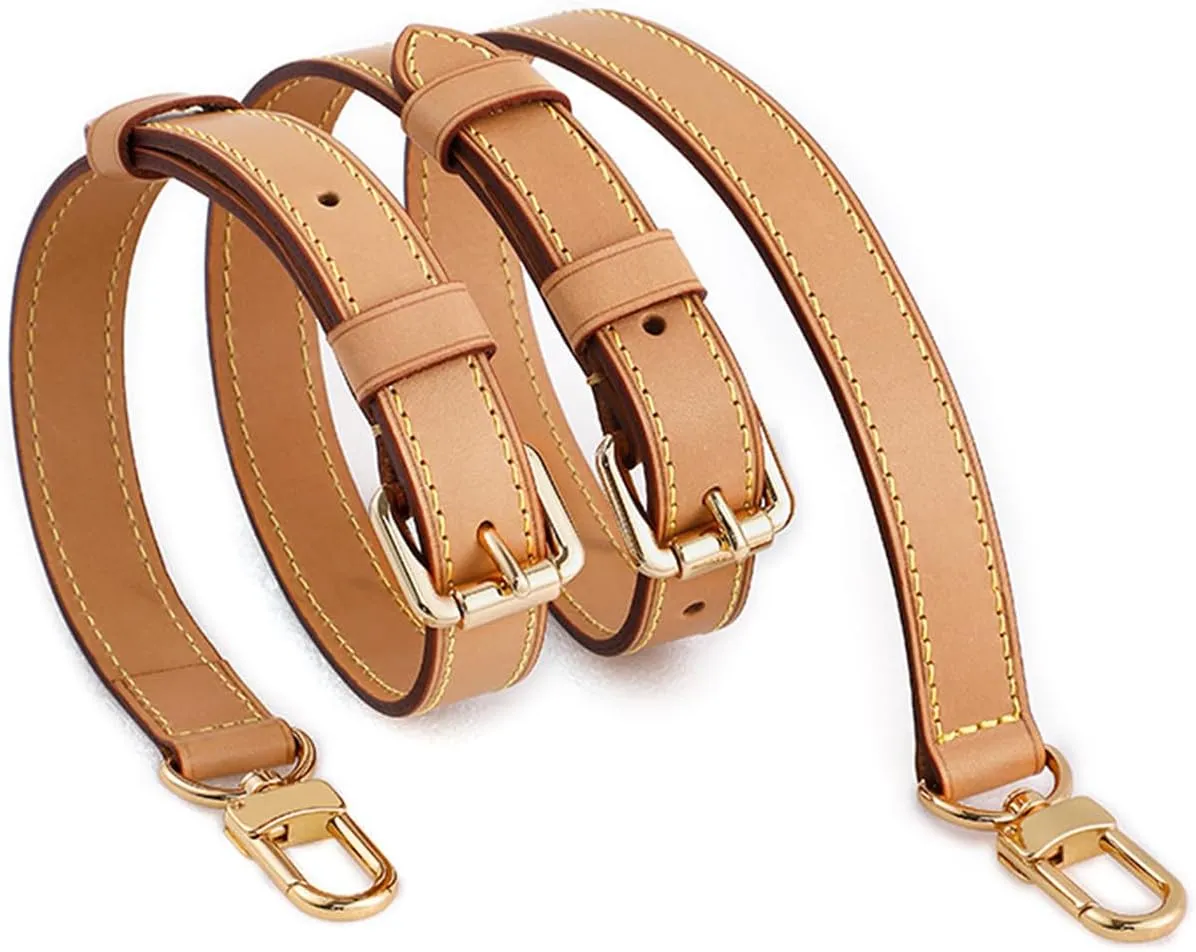 Vachetta Leather Crossbody Strap for SPEEDY L V Handbag Replacement Shoulder Strap