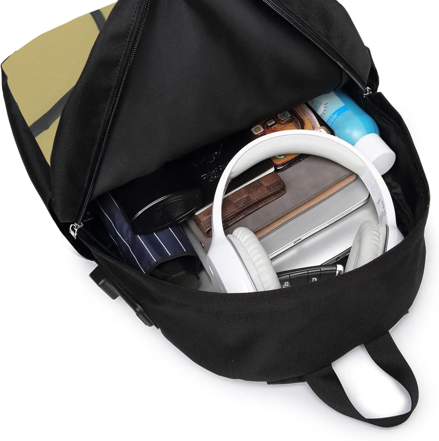 vacsAX Durable Ergonomic Backpack With - Large Capacity With USB Ports - Perfect For Women Men Beautiful Orchids