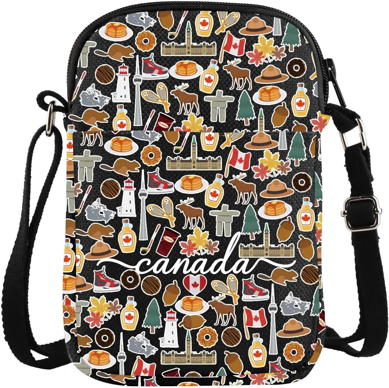 VAMSII Canada Travel Crossbody Bag Canada Souvenir Gifts Canada Travel Merchandise Gift