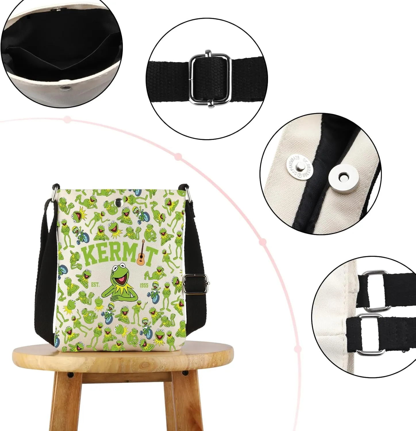 VAMSII Movie Inspired Gift Ker-it Est 1955 The M Crossbody bag Ker-it Lover gift