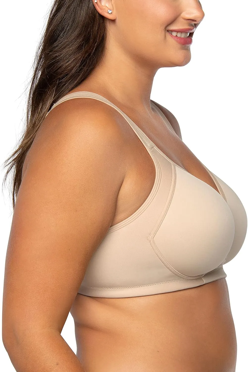 Vanity Fair Women's Medium Impact Sports Bras for Women, Breathable, Moisture Wicking, Padded Cups up to DDD