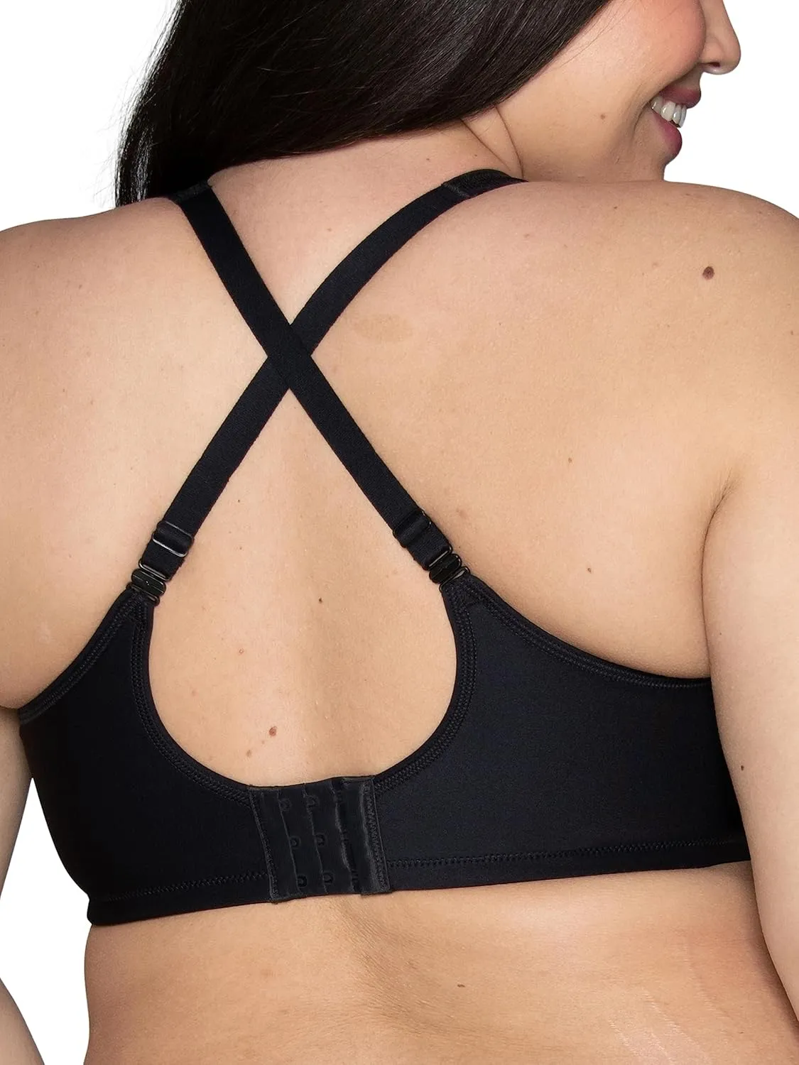 Vanity Fair Women's Medium Impact Sports Bras for Women, Breathable, Moisture Wicking, Padded Cups up to DDD