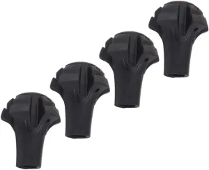 VANZACK Outdoor Trekking Pole 4pcs Hiking Pole Feet Sleeves Walking Stick Foot Climbing Sticks Foot Protectors Round Foot Cover