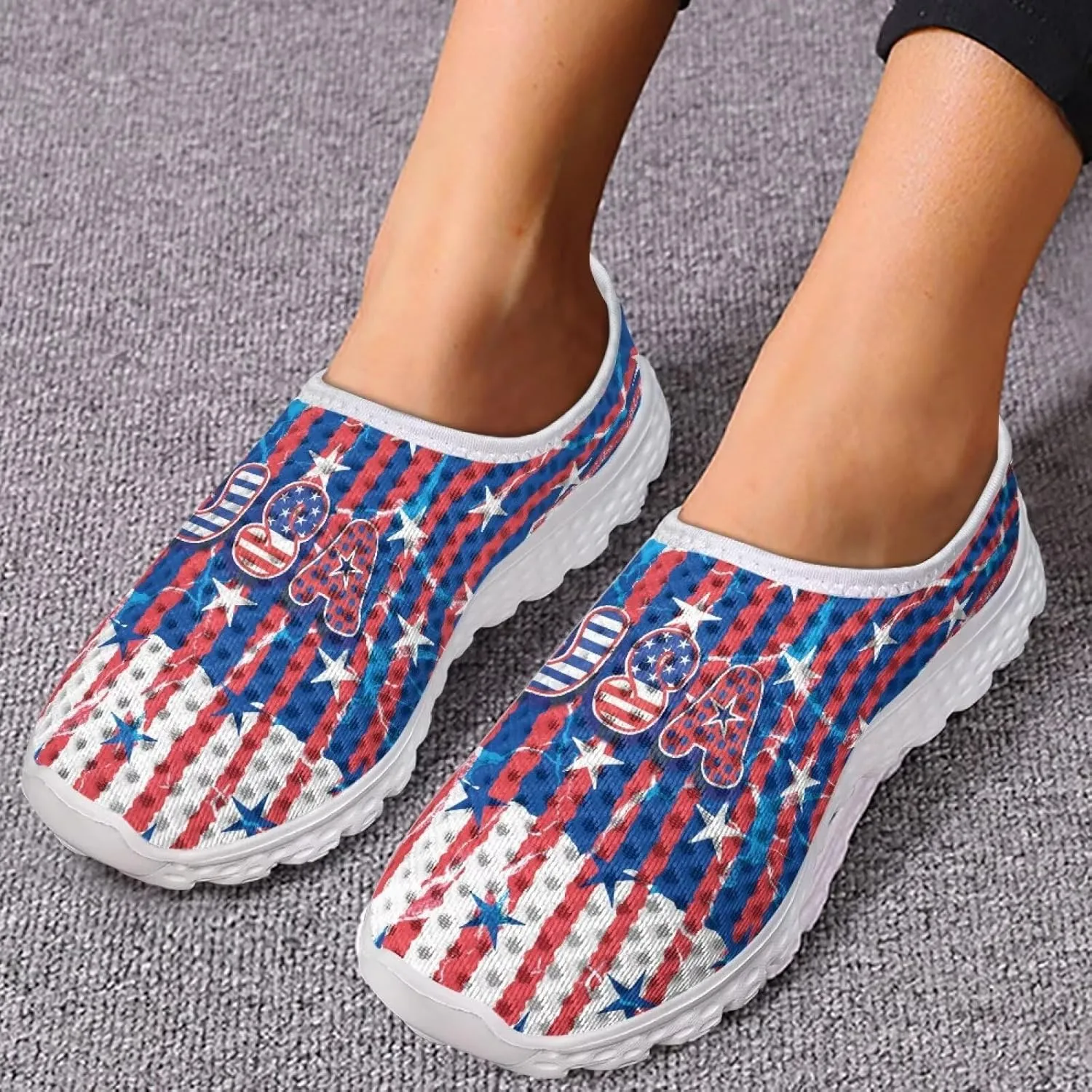 Veniyate Lightweight DailyShoes Women Men Pull on Summer Beach Aqua Footwear Athletic Sports Shoes