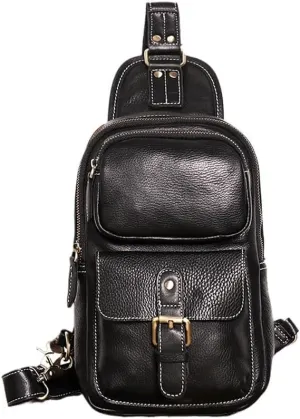 Vintage Chest Bag Outdoor Sports Large Capacity Crossbody Bag Men's Bag