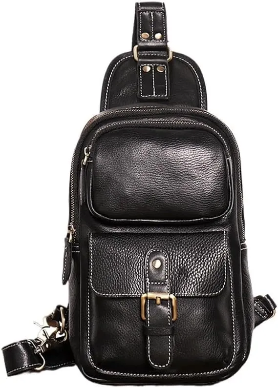 Vintage Chest Bag Outdoor Sports Large Capacity Crossbody Bag Men's Bag