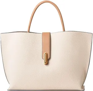 Vintage French Style Large Capacity Tote Bag for Women, Fashionable Retro Shoulder Crossbody Handbag, Casual Everyday Purse