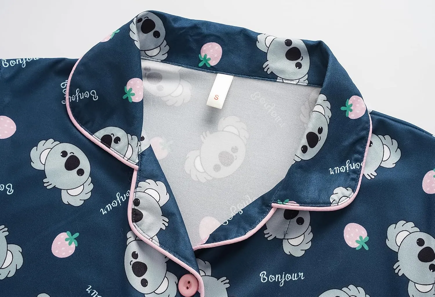 Vopmocld Girls 2PCS Pajama Sets Button Down Short Sleeve with Shorts Sleepwear Summer Cute Lounge Outfit Sets for Teens