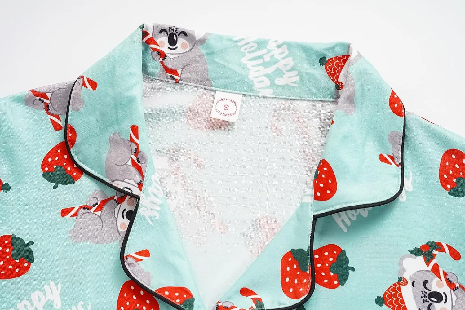 Vopmocld Girls Pajama Sets - 3pcs Button Down Short Sleeve Long Pants With Shorts Sleepwear Cute Patterns Nighty For Teens