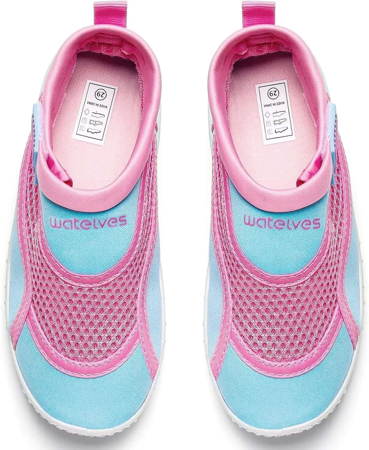 WateLves Kids Water Shoes Toddler Quick Dry Barefoot Shoes Girls Boys Aqua Athletic Sneakers for Beach Hiking Swim Kayak Sport Accessories, Camping Essentials