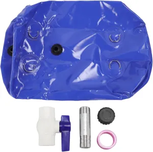 Water Storage Bladder 110L Large Capacity Foldable Portable PVC Soft Water Tank for Outdoor Camping Emergency Water Supply Family and Team Use Durable Lightweight