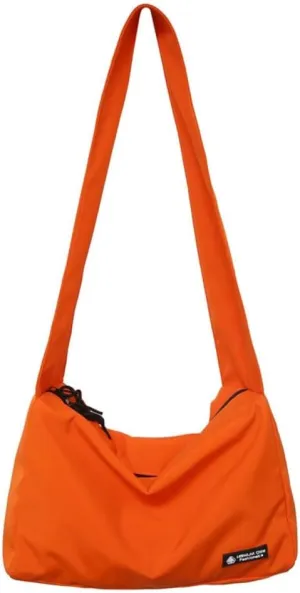Waterproof Nylon Crossbody Bag Large Capacity Shoulder Bag Travel Bag for Women and Man Sport Bag, Good for Outdoor