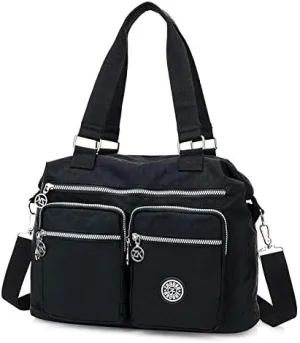 Waterproof polyester cloth shoulder bag women's large capacity crossbody bag handbag