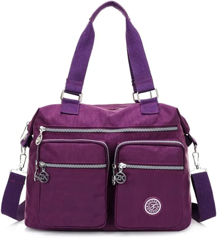 Waterproof polyester cloth shoulder bag women's large capacity crossbody bag handbag