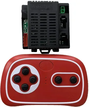 Wellye RX57 12V Children's Electric car 2.4G Bluetooth (Red) Control and Receiver Accessories with FC CE Certification, Children's Electric car Replacement Parts