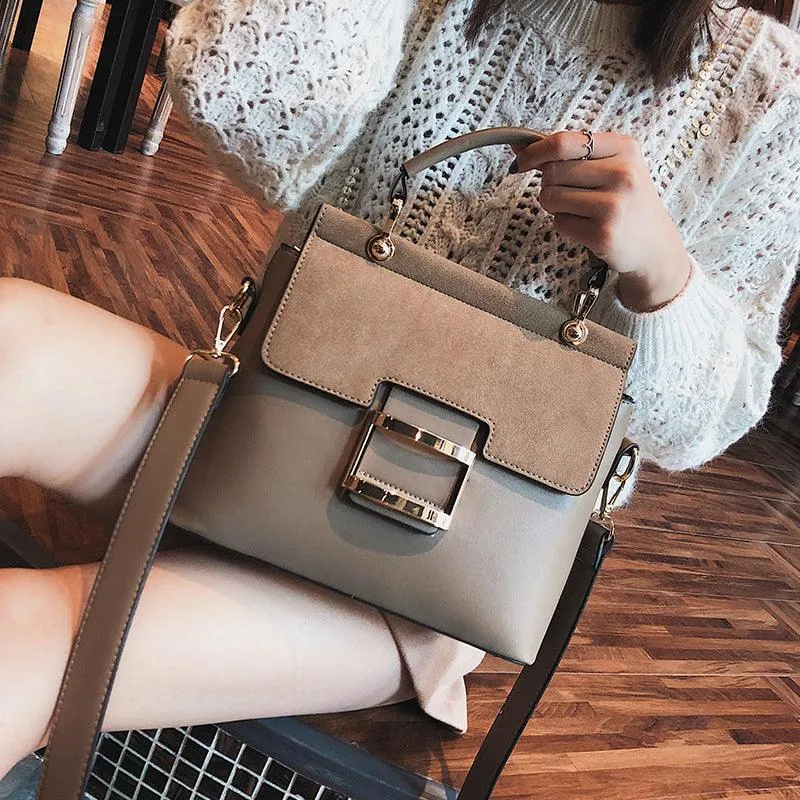 Winter New Korean Version Ofjoker Air Portable Fashion Large Capacity Sanded Women's Bag Crossbody Bag