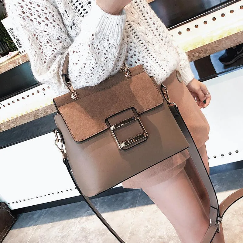 Winter New Korean Version Ofjoker Air Portable Fashion Large Capacity Sanded Women's Bag Crossbody Bag