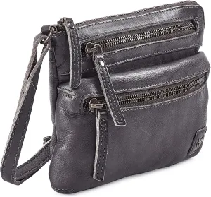 Wise Owl Accessories Small Crossbody Sling Bag Real Leather Purse for Women Crossover Trendy Shoulder Handbag