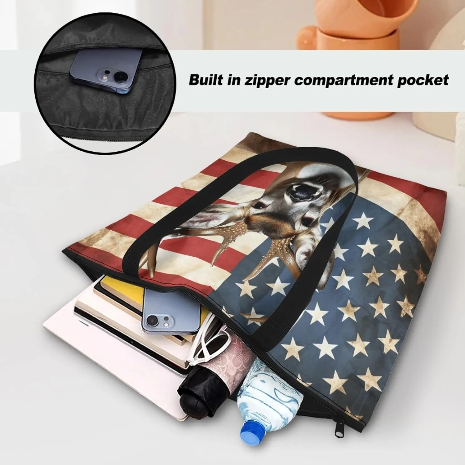 Woman Laies Handbag Dupont Paper Tote Bag for Mother