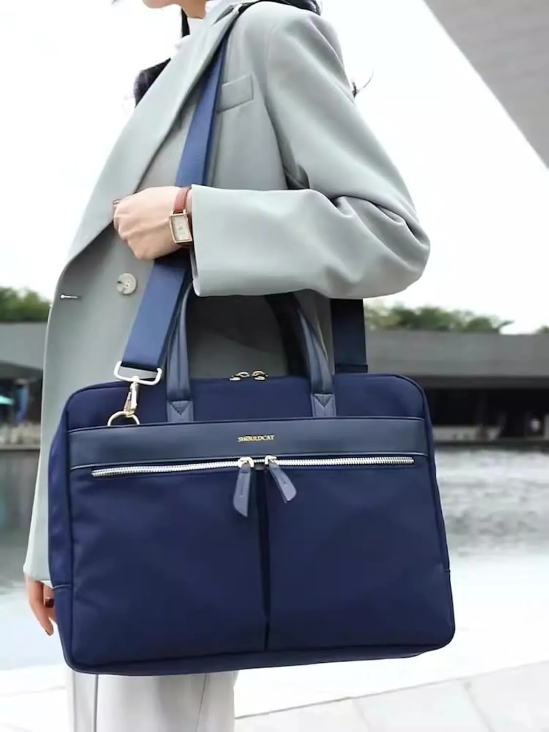 Women 13/14/15 Inch Waterproof Laptop Bag Briefcase Large Case Computer Bag Office Travel Business shoulder bags