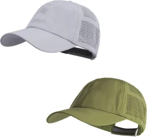 Women Quick Drying Baseball Cap Sun Hats Mesh Lightweight UV Protection for Outdoor Sports - Multiple Colors