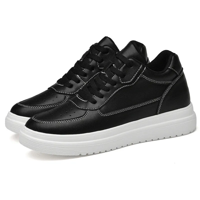 Women's & Men's Increasing Insole Sports Skate Breathable Platform Men's Shoes