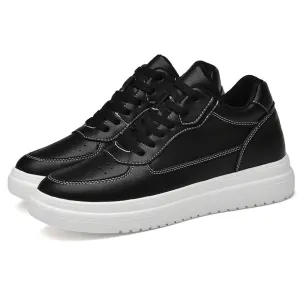 Women's & Men's Increasing Insole Sports Skate Breathable Platform Men's Shoes