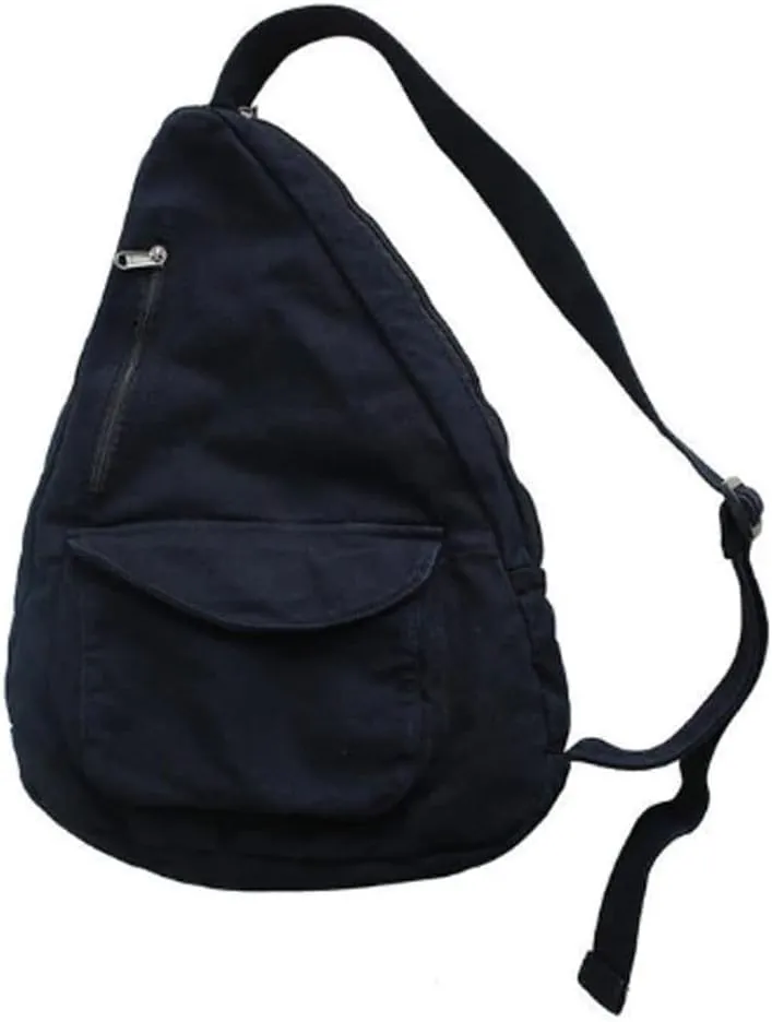 Women's Canvas Crossbody Bag Vintage Wash Zipper Shoulder Bag Men's and Women's Casual Crossbody Bag