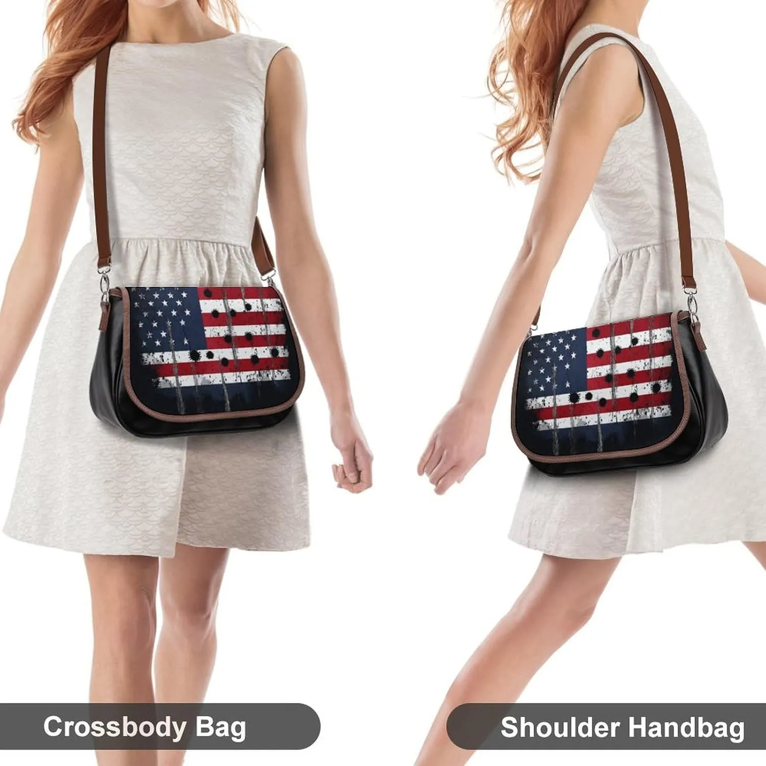 Women's Crossbody Bag, Large Capacity Shoulder Handbag Casual Crossbody Purse for Travel, Work