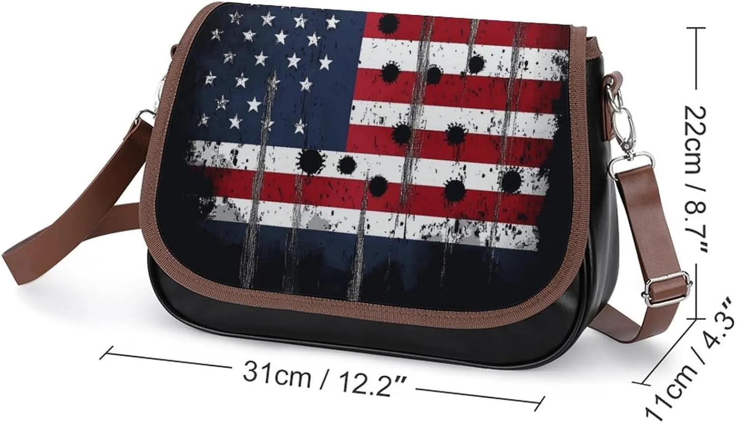 Women's Crossbody Bag, Large Capacity Shoulder Handbag Casual Crossbody Purse for Travel, Work