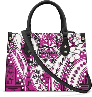 Women'S Crossbody Bag Square Tote Large Capacity Shoulder Bag Polynesian Hawaiian Pattern Custom Women'S Bag