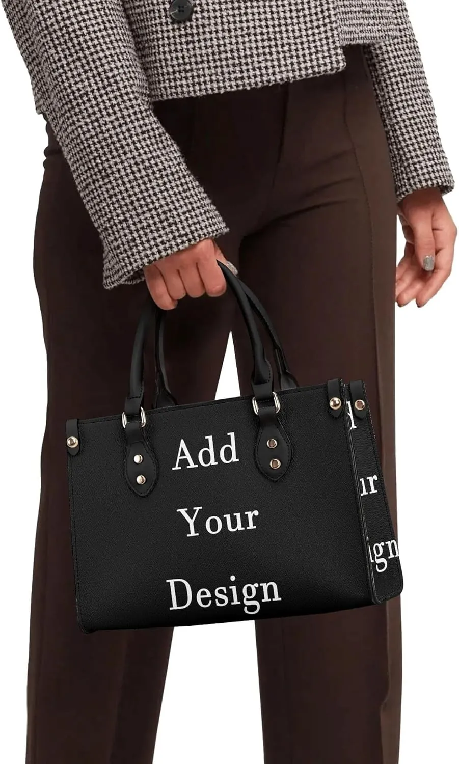 Women'S Crossbody Bag Square Tote Large Capacity Shoulder Bag Polynesian Hawaiian Pattern Custom Women'S Bag