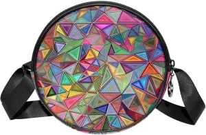Women's Crossbody Handbags, Travel Purse, background colorful abstract