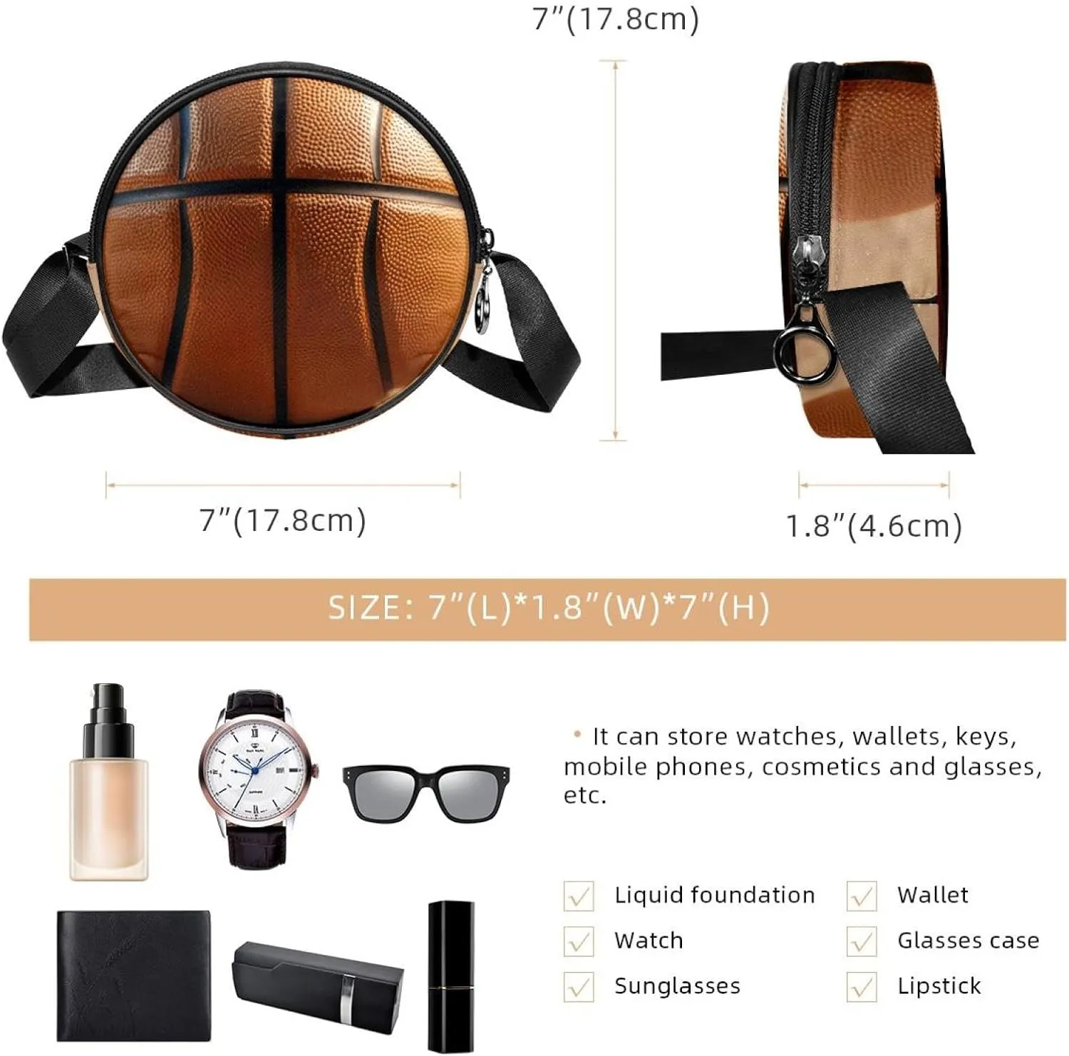 Women's Crossbody Handbags, Travel Purse, Cross Body Bag, animal tiger