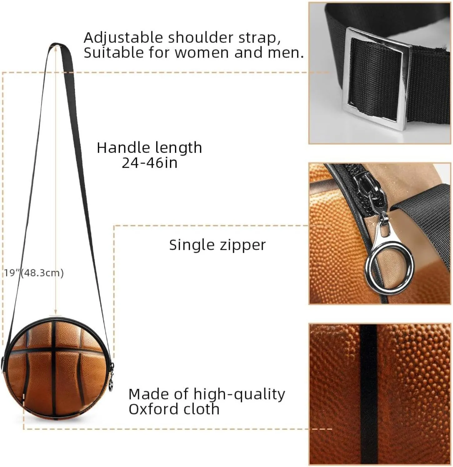 Women's Crossbody Handbags, Travel Purse, Cross Body Bag, animal tiger