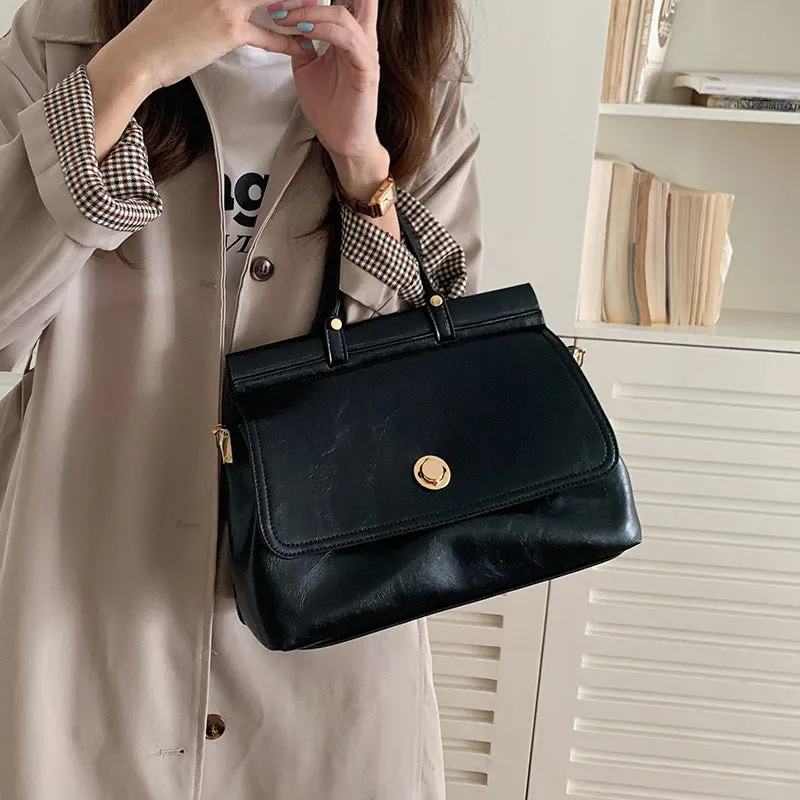 Women's Large Capacity Retro Autumn Versatile High Quality Daily Commuter Crossbody Bags