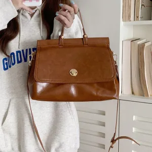 Women's Large Capacity Retro Autumn Versatile High Quality Daily Commuter Crossbody Bags
