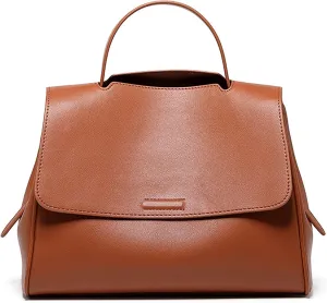 Women's Leather Bucket Commuter Bag Large Capacity Single Shoulder Messenger Underarm Tote Bag Well made
