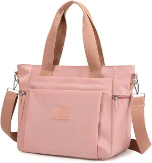 Women's Nylon Handbags Shoulder Bags Ladies Casual Top Handle Handbag Shopper Tote Purse
