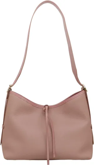 Women's Pleated Cowhide Single Shoulder Crossbody Bag