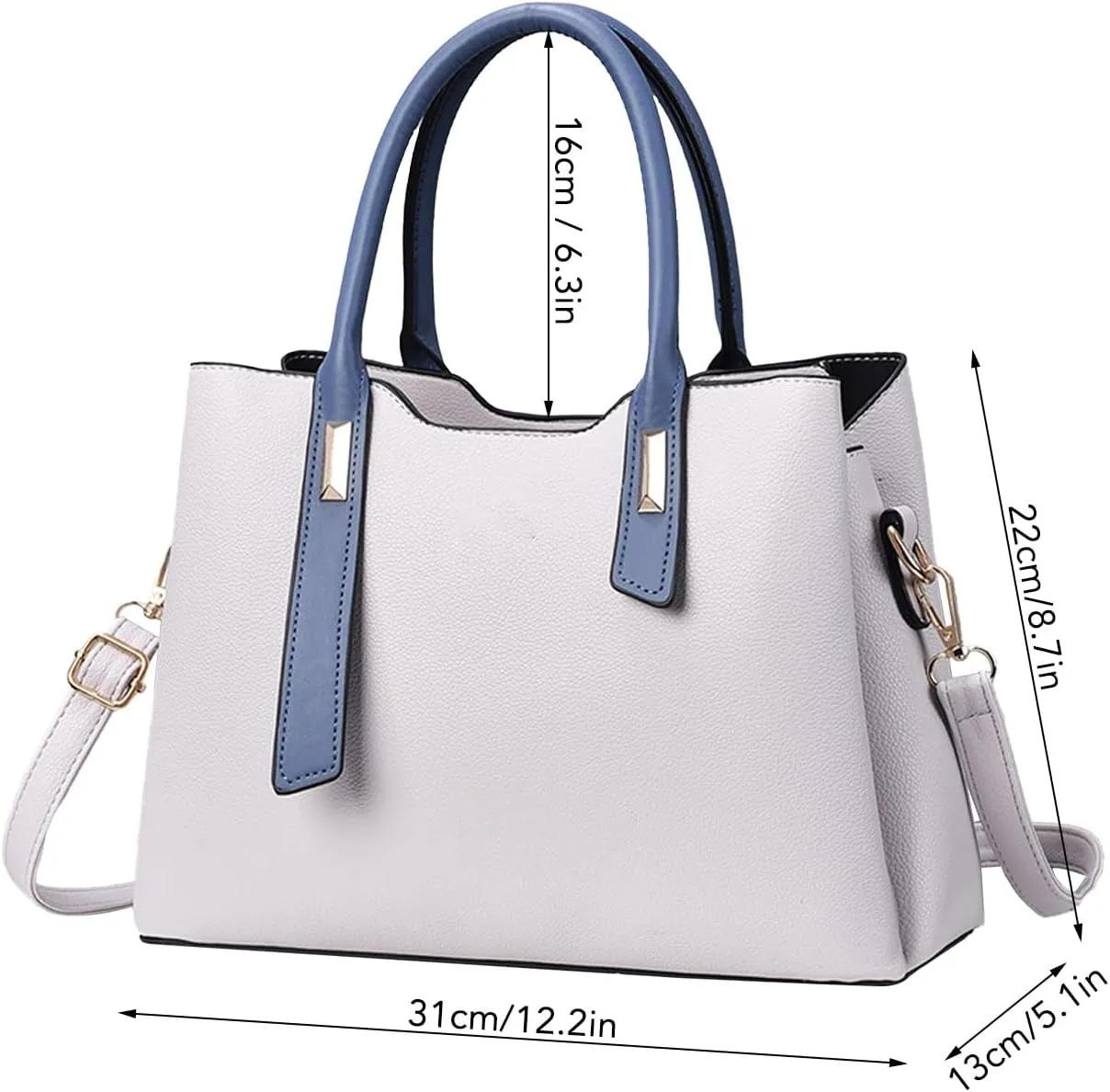 Women's PU Leather Handbag, Large Capacity Shoulder Purse, Design for Daily Use, Stylish and Versatile, Ideal Choice