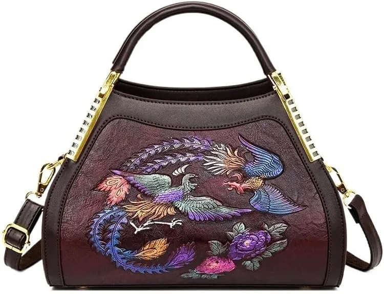 Women's Retro Cultural and Traditional Chinese Style Single Shoulder Bag - Large Capacity Crossbody Bag