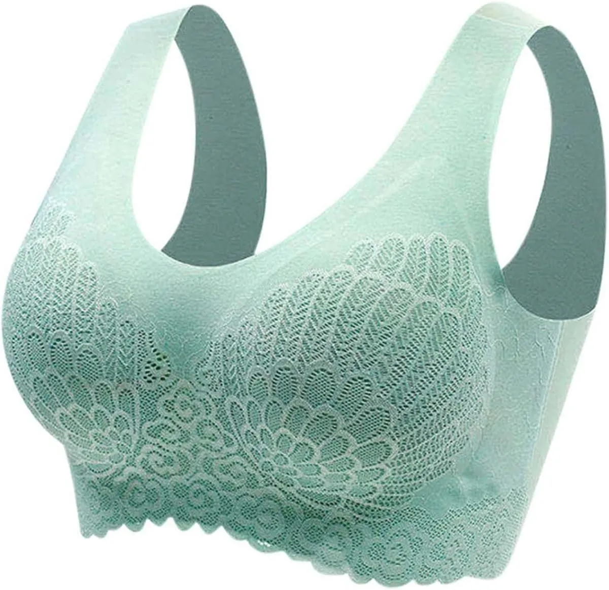 Women's Sleep Wireless Everyday Bra Plus Size Comfort Sports Vest Bra Without Steel Breathable Cool Lightly Sports Bra